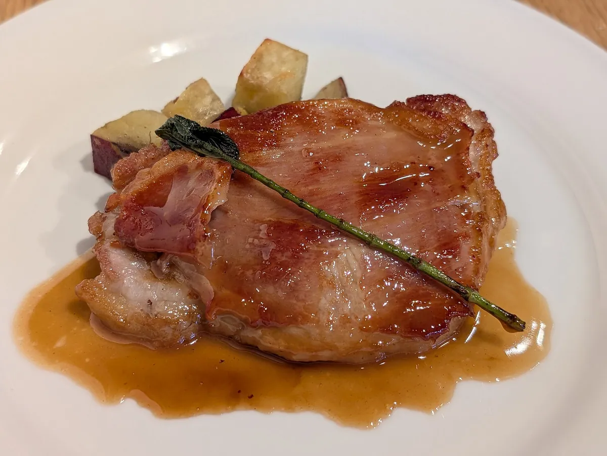 Fine Dining food typical of Terre Restaurant